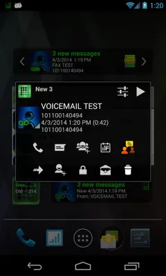 PF Voicemail+ android App screenshot 2