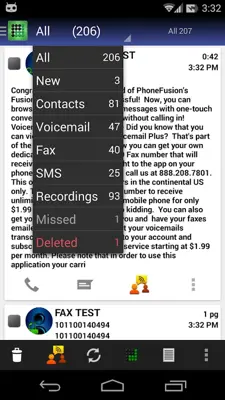 PF Voicemail+ android App screenshot 6