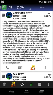 PF Voicemail+ android App screenshot 7